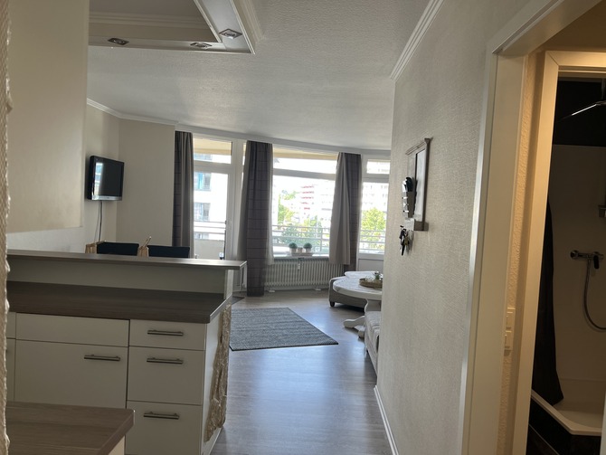 Ferienwohnung in Gr&ouml;mitz - Gr&ouml;mitz-Center - Blick zum Balkon