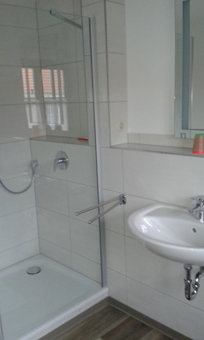 Ferienwohnung in S&uuml;sel - Ferienhof Haas - Duschbad