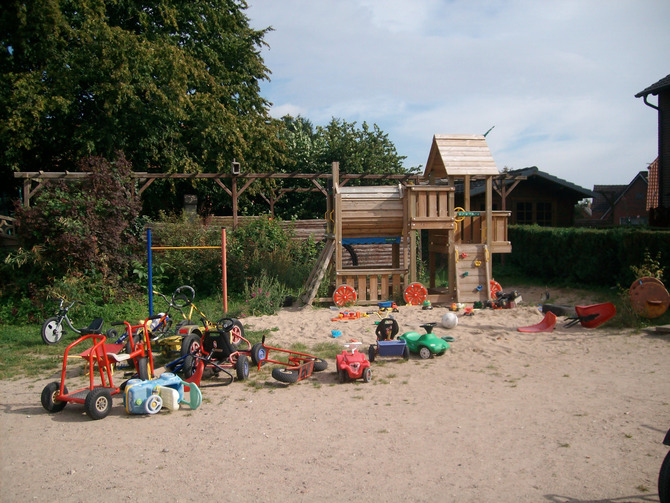 Ferienwohnung in S&uuml;sel - Ferienhof Haas - Spielplatz
