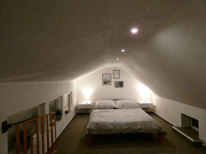 Ferienhaus in Wittenhagen OT Kakernehl - Wei&szlig; - Schlafraum oben links