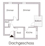 Ferienwohnung in K&uuml;hlungsborn - Whg. 21 Palliwoda - Grundriss