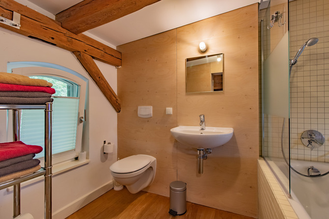 Ferienwohnung in Barh&ouml;ft - Matrosendeck - Lotsenhaus Barh&ouml;ft - Matrosendeckwohnung - Bad