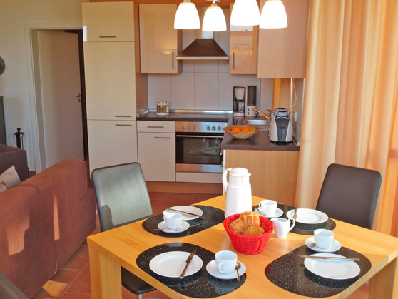 Ferienwohnung in Gro&szlig;enbrode - Haus Meerblick Whg. 3 - Wohnbereich K&uuml;che