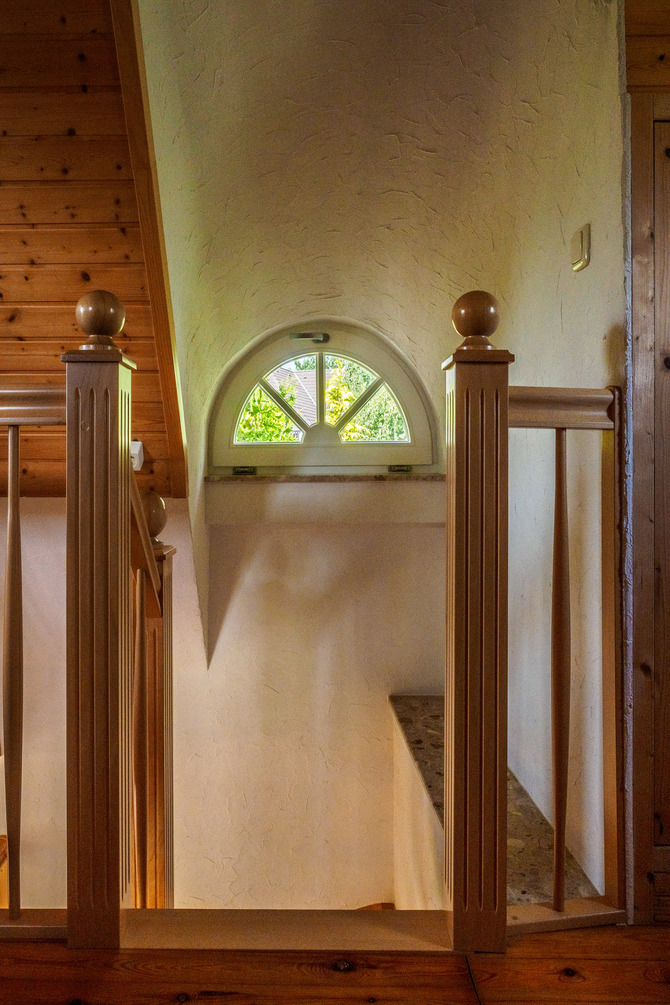 Ferienhaus in Trassenheide - Feriendomizil Kr&auml;nicke - Aufgang zum Schlafzimmer