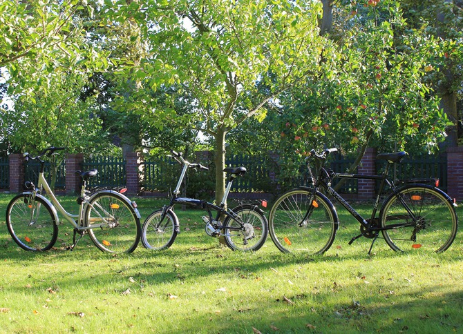 Ferienwohnung in Bresewitz - Landhaus am Bodden - Mietfahrr&auml;der