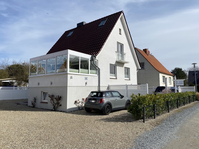 Ferienwohnung in Niendorf/Ostsee - Haus Edda FeWo Kr&auml;hennest - Ferienhaus Edda mit Parkplatz