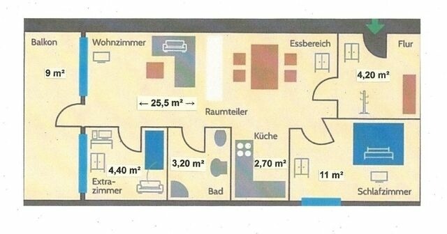 Ferienwohnung in Sch&ouml;nberger Strand - Freudenthal, Anja & Peter: "Haus Seelust", Fe.App. (Nr. 207) "Strandfreude" - Bild 20