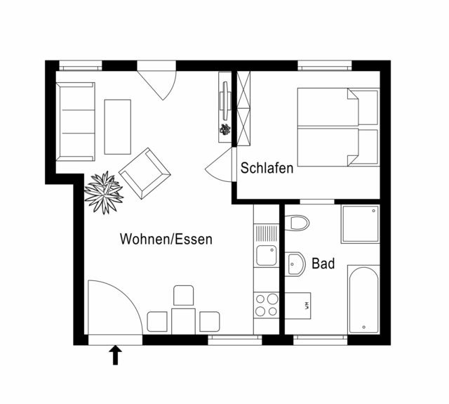 Ferienhaus in Gelting - Paulsen H&auml;uschen - Schloss Gelting - Bild 25