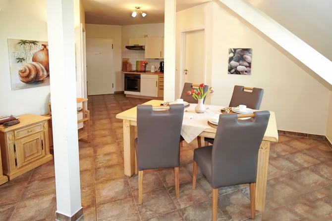 Ferienwohnung in Rerik - Zwergm&ouml;we - offene K&uuml;che