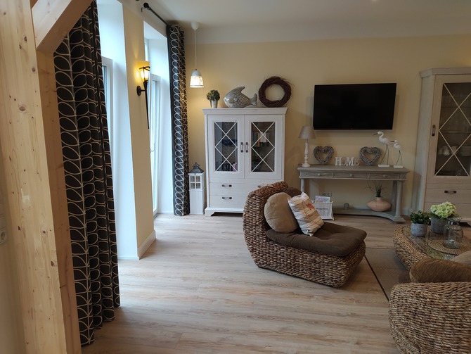 Ferienwohnung in Heiligenhafen - Ferienwohnung in der Altstadt - Wohnzimmer