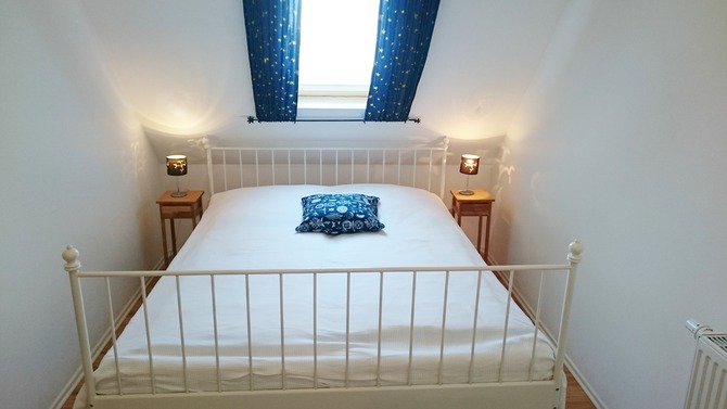 Ferienwohnung in Hans&uuml;hn - Ostsee Ferienhof Sandmann - Elternschlafzimmer