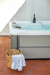 Ferienhaus in Fehmarn - Wellnesshaus "Welle" eingez&auml;unt - Bild 1