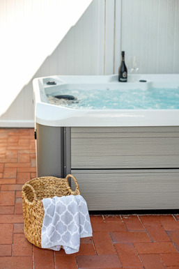 Wellnesshaus "Welle" eingez&auml;unt