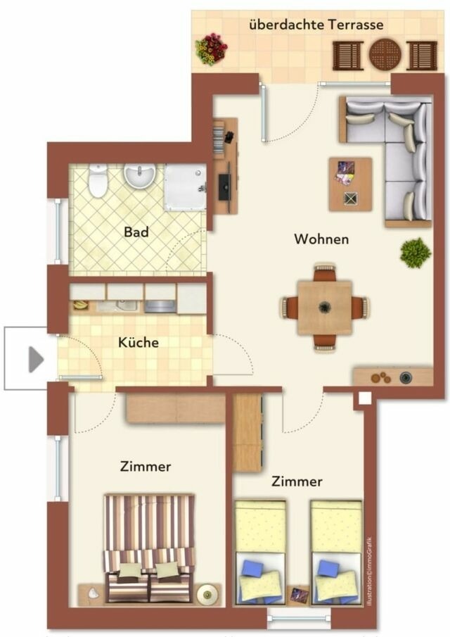 Ferienwohnung in Dahme - 5015 Jacobihof - FeWo HappyNest - Bild 21