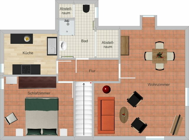 Ferienwohnung in Dierhagen - Ferienwohnung M&ouml;we - Bild 13