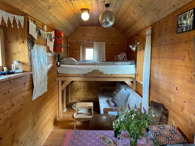 Ferienwohnung in Wagersrott - Zirkuswagen auf dem L&auml;mmerhof - Bild 3